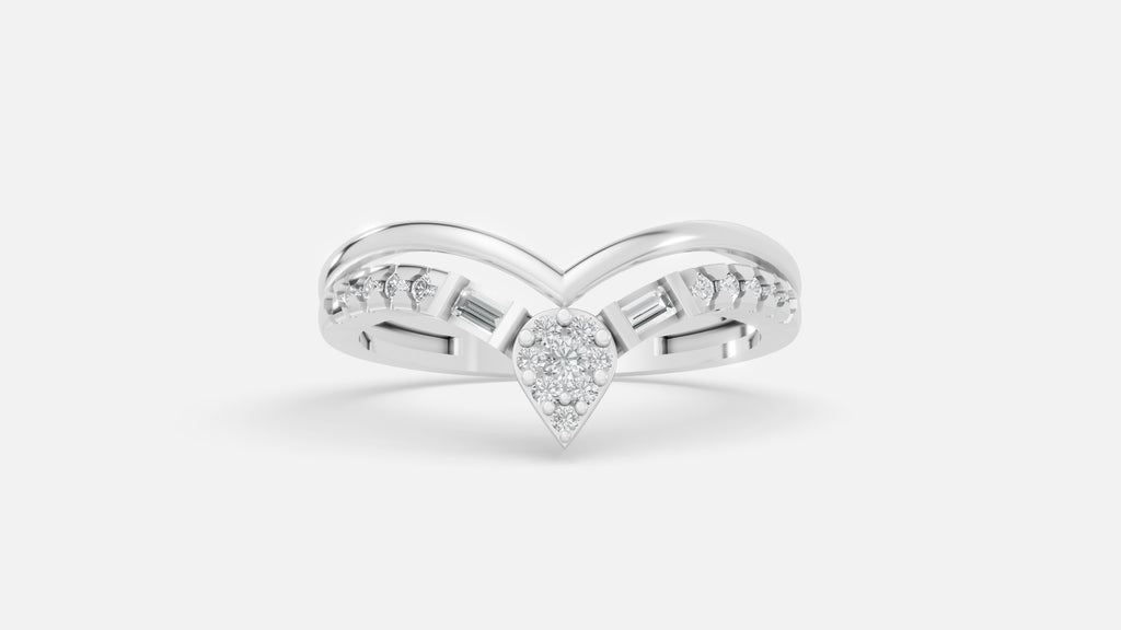 18K Silver CVD Diamond Ring – VVS Clarity Fine Luxury Ring