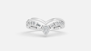 18K Silver CVD Diamond Ring – VVS Clarity Fine Luxury Ring