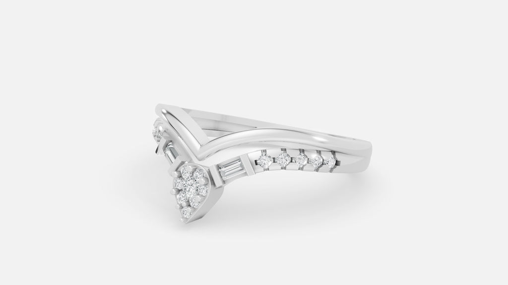 18K Silver CVD Diamond Ring – VVS Clarity Fine Luxury Ring