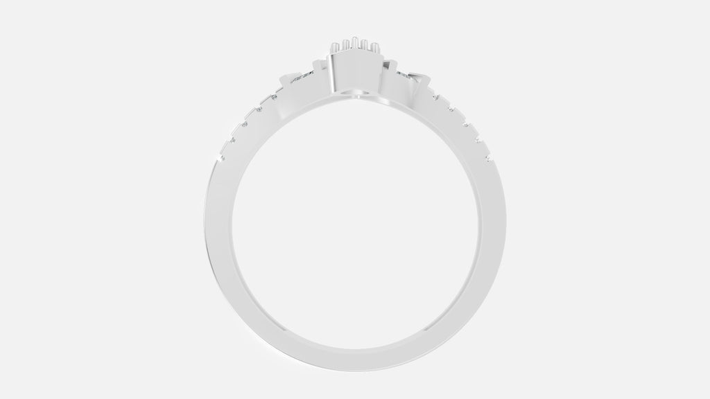 18K Silver CVD Diamond Ring – VVS Clarity Fine Luxury Ring