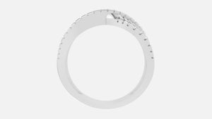 Silver Lab Grown Diamond Ring VVS | Minimal Luxury Design