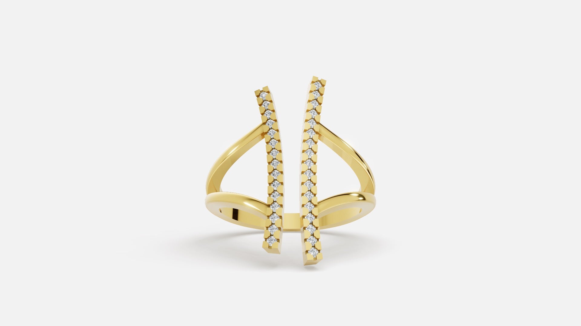 18K Gold VVS Diamond Ring – Minimal Luxury Fine Jewelry