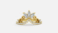 18K Gold Diamond Ring VVS Clarity Minimal Luxury Band