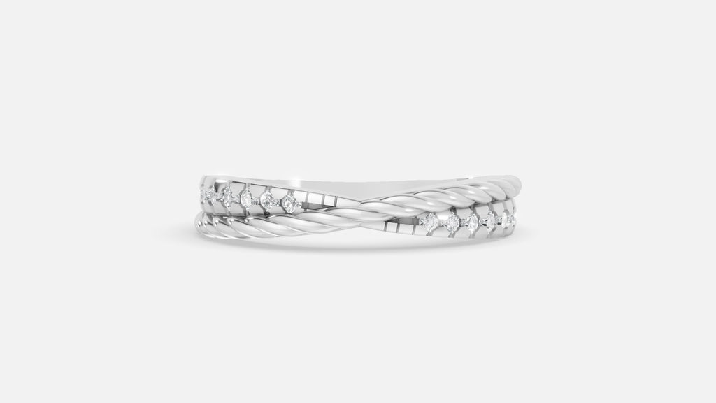 925 Silver CVD Diamond Ring | VVS Clarity Fine Ring