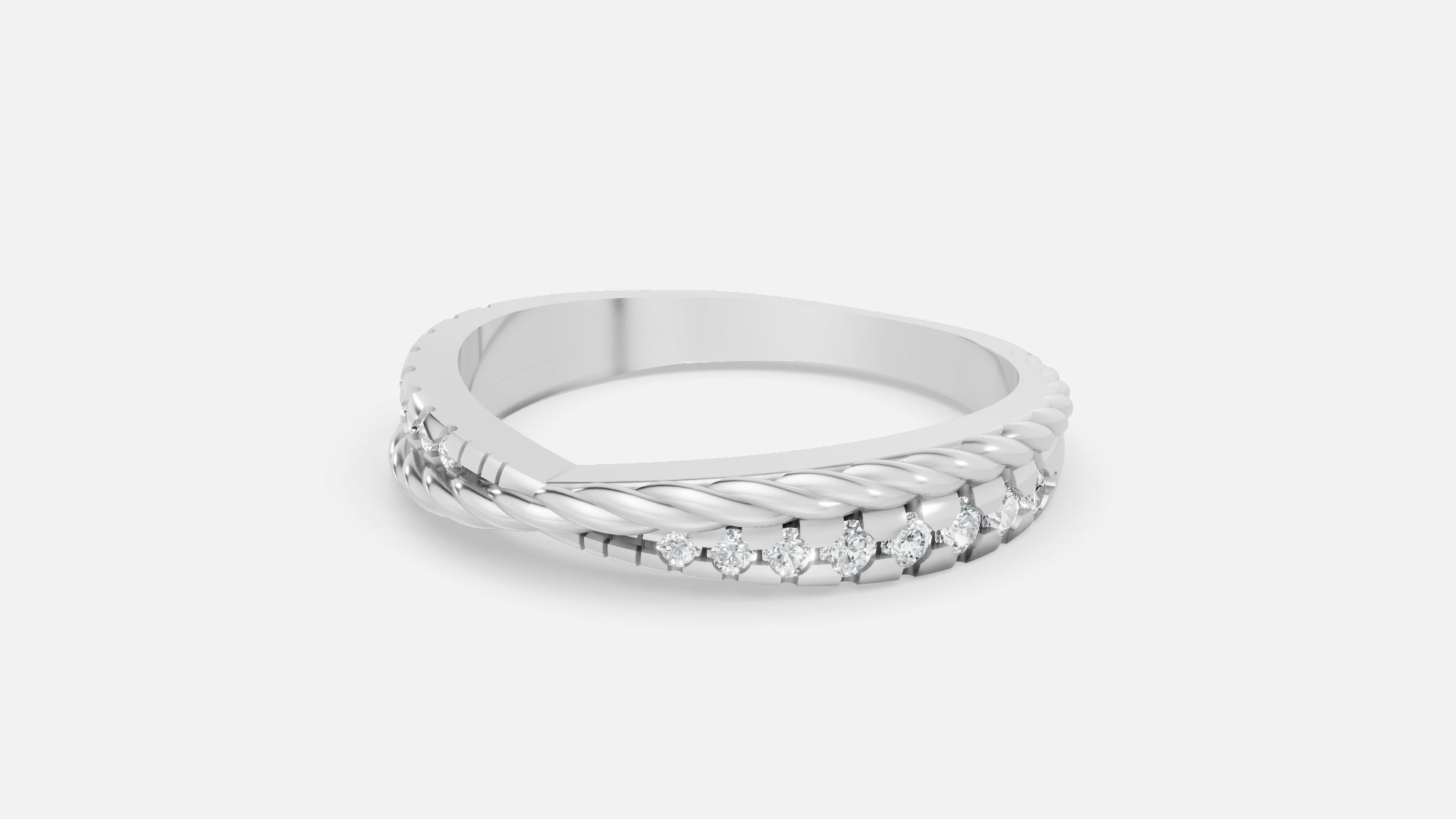 925 Silver CVD Diamond Ring | VVS Clarity Fine Ring