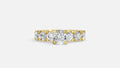 18K Gold CVD Diamond Engagement Ring VVS EF Elegant Band