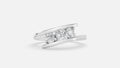 925 Silver Lab Diamond Ring 0.35 CT VVS Minimal Luxury