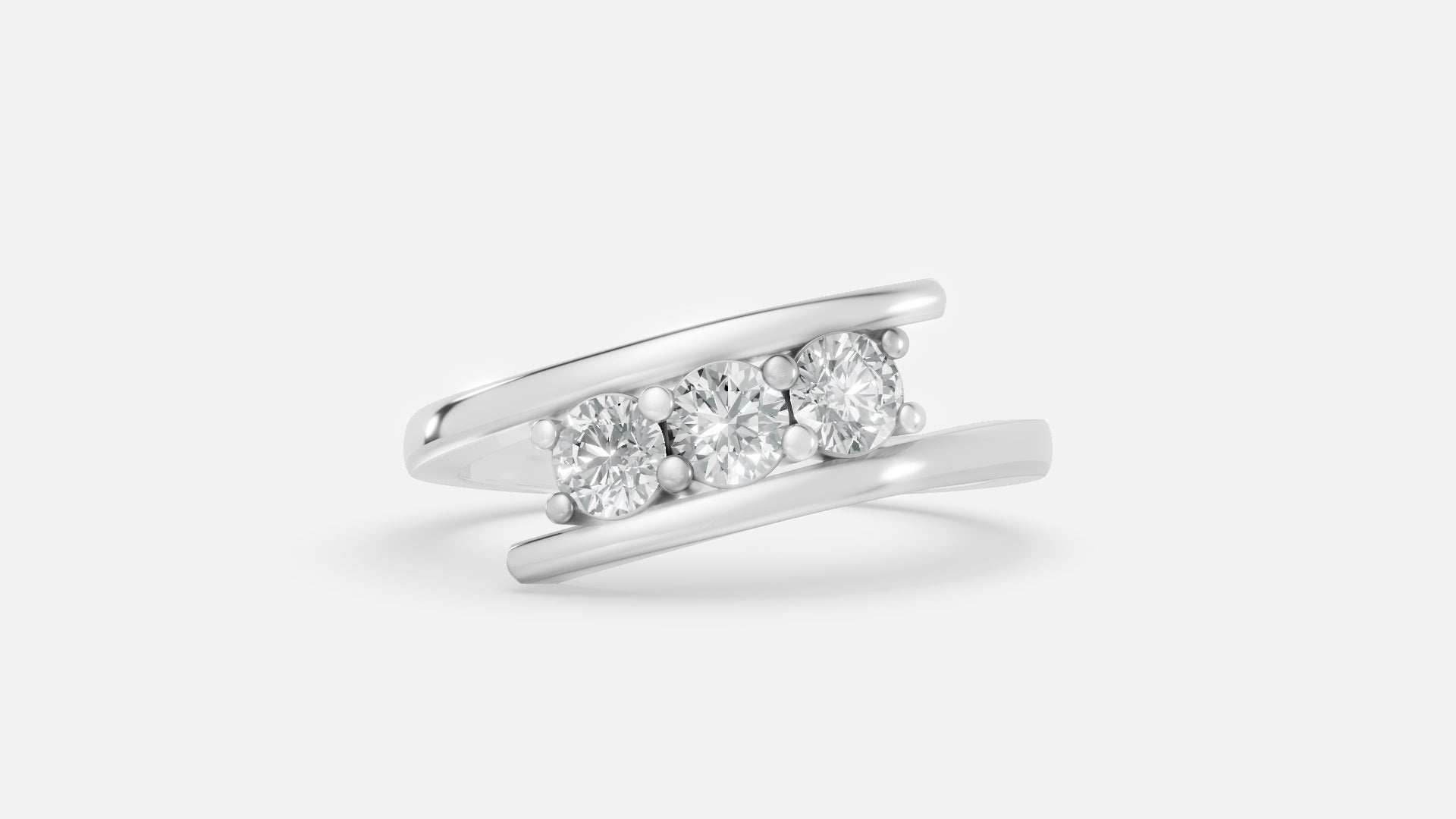 925 Silver Lab Diamond Ring 0.35 CT VVS Minimal Luxury