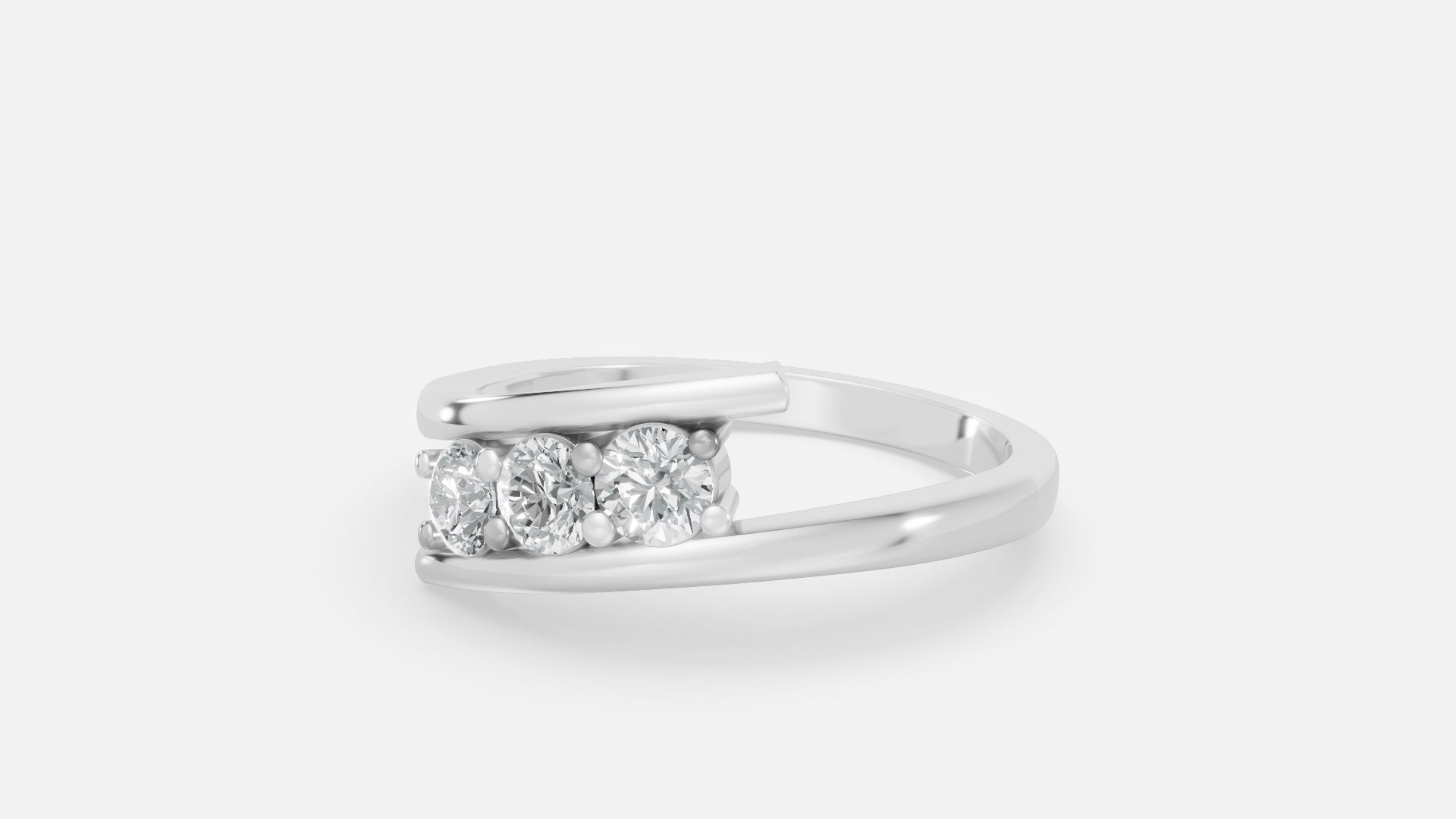 925 Silver Lab Diamond Ring 0.35 CT VVS Minimal Luxury