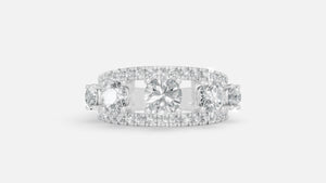 925 Silver CVD Diamond Ring for Women – VVS EF Elegant Design