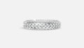 Silver CVD Diamond Engagement Ring VVS 1.79 Ct
