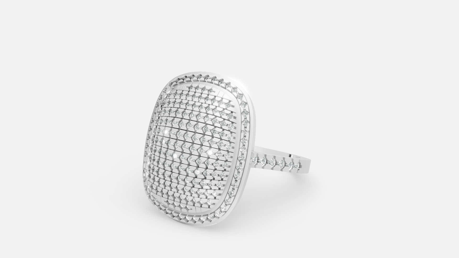 Sterling Silver CVD Diamond Ring VVS EF 0.74 Ct Fine Ring