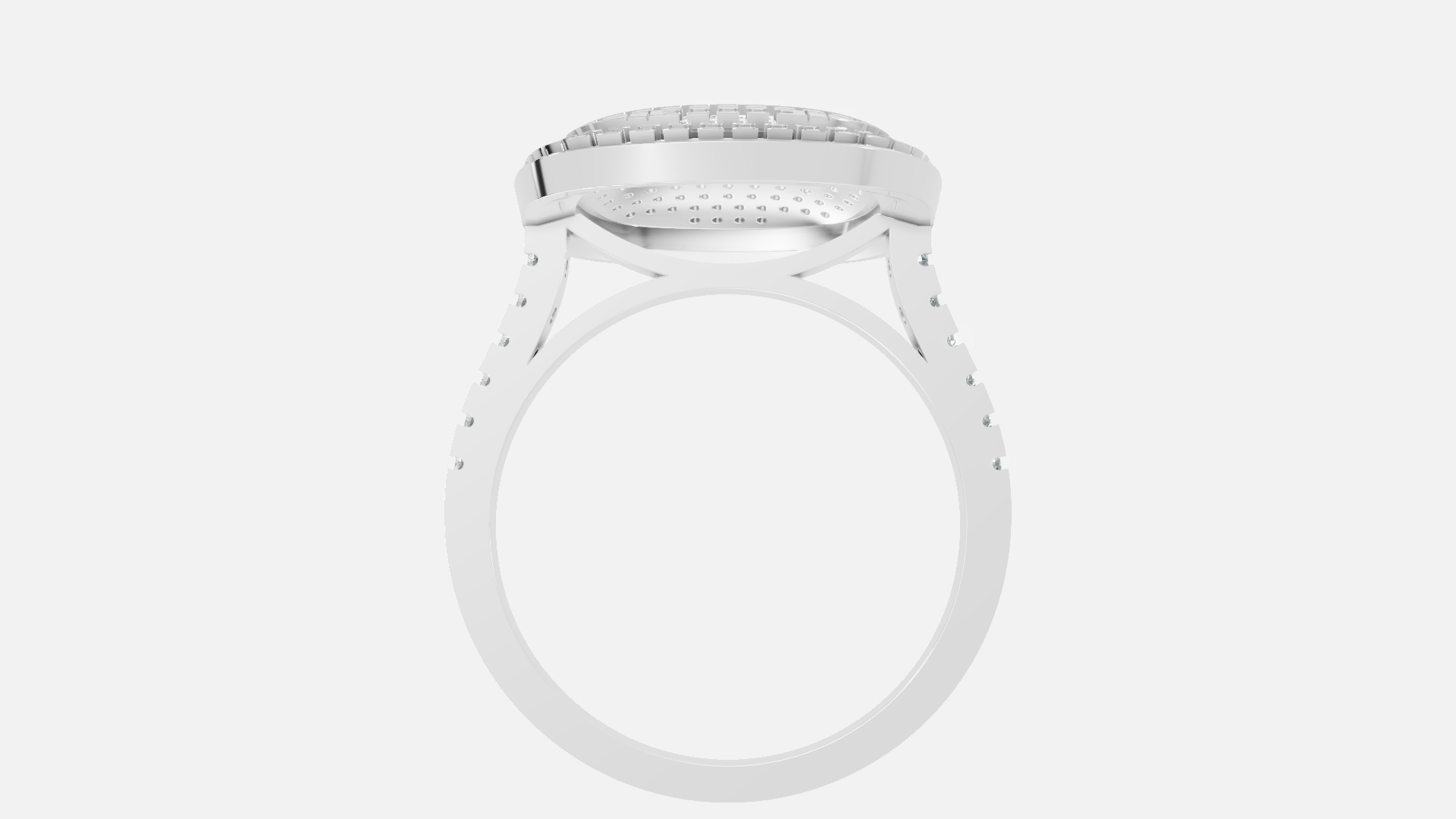 Sterling Silver CVD Diamond Ring VVS EF 0.74 Ct Fine Ring