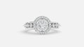 Sterling Silver CVD Diamond Ring VVS Clarity Minimal Luxury