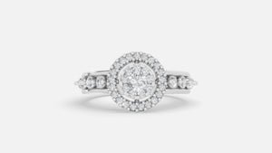 Sterling Silver CVD Diamond Ring VVS Clarity Minimal Luxury