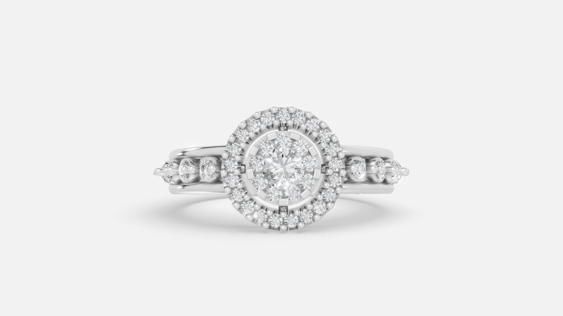 Sterling Silver CVD Diamond Ring VVS Clarity Minimal Luxury