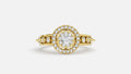 18K Gold CVD Diamond Ring VVS Clarity Elegant Fine Jewelry