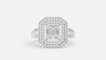 Silver CVD Diamond Ring VVS | Minimal Luxury Ring