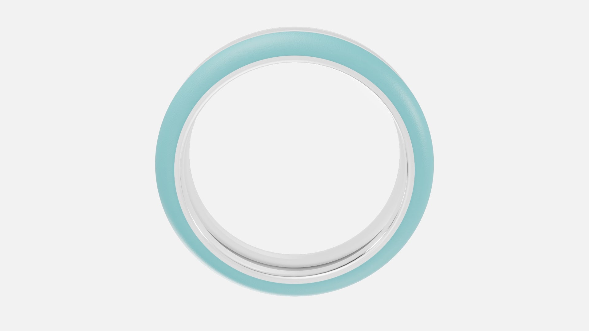 925 silver CVD diamond enamel ring VVS EF finish side profile polished silver enamel band