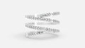 925 Silver Multi Band Diamond Ring – VVS CVD Elegant Style