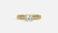 18K Gold Enamel Diamond Ring | CVD VVS Luxury Ring