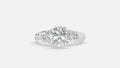 925 Silver CVD Diamond Engagement Ring – VVS Clarity