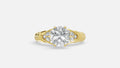 18K Gold CVD Diamond Engagement Ring – VVS Clarity