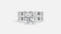 925 Silver VVS Diamond Engagement Ring (EFG, CVD Certified)