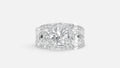 Sterling Silver CVD Diamond Engagement Ring VVS EF