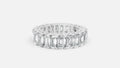 925 Silver Full Eternity Diamond Ring – VVS CVD Band