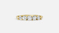18K Gold 5-Stone Diamond Band Ring (0.51 Ct VVS)