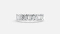 925 Silver Diamond Half Eternity Ring – Lab Grown VVS