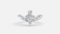 925 Silver CVD Diamond Ring VVS EF Minimal Luxury