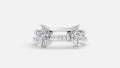 925 Silver CVD Diamond Ring VVS EF Minimal Luxury Ring