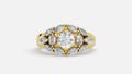 18K Gold CVD Diamond Engagement Ring VVS (6.25 US)