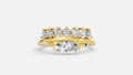 18K Gold CVD Diamond Ring VVS | Minimal Luxury Fine Ring