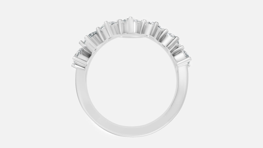 925 Silver CVD Diamond Ring VVS | Elegant Minimal Ring