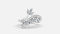 925 Silver CVD Diamond Ring VVS | Minimal Luxury Design (0.3CT)