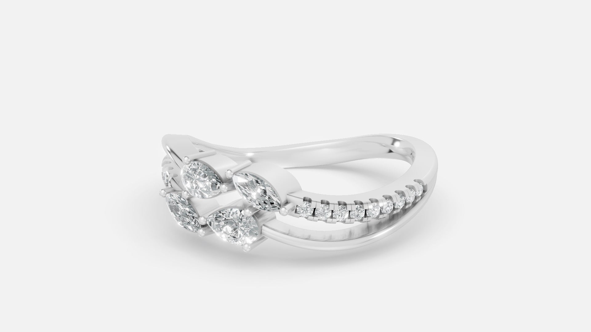 925 Silver CVD Diamond Ring VVS (0.668 Ct) Minimal Luxury