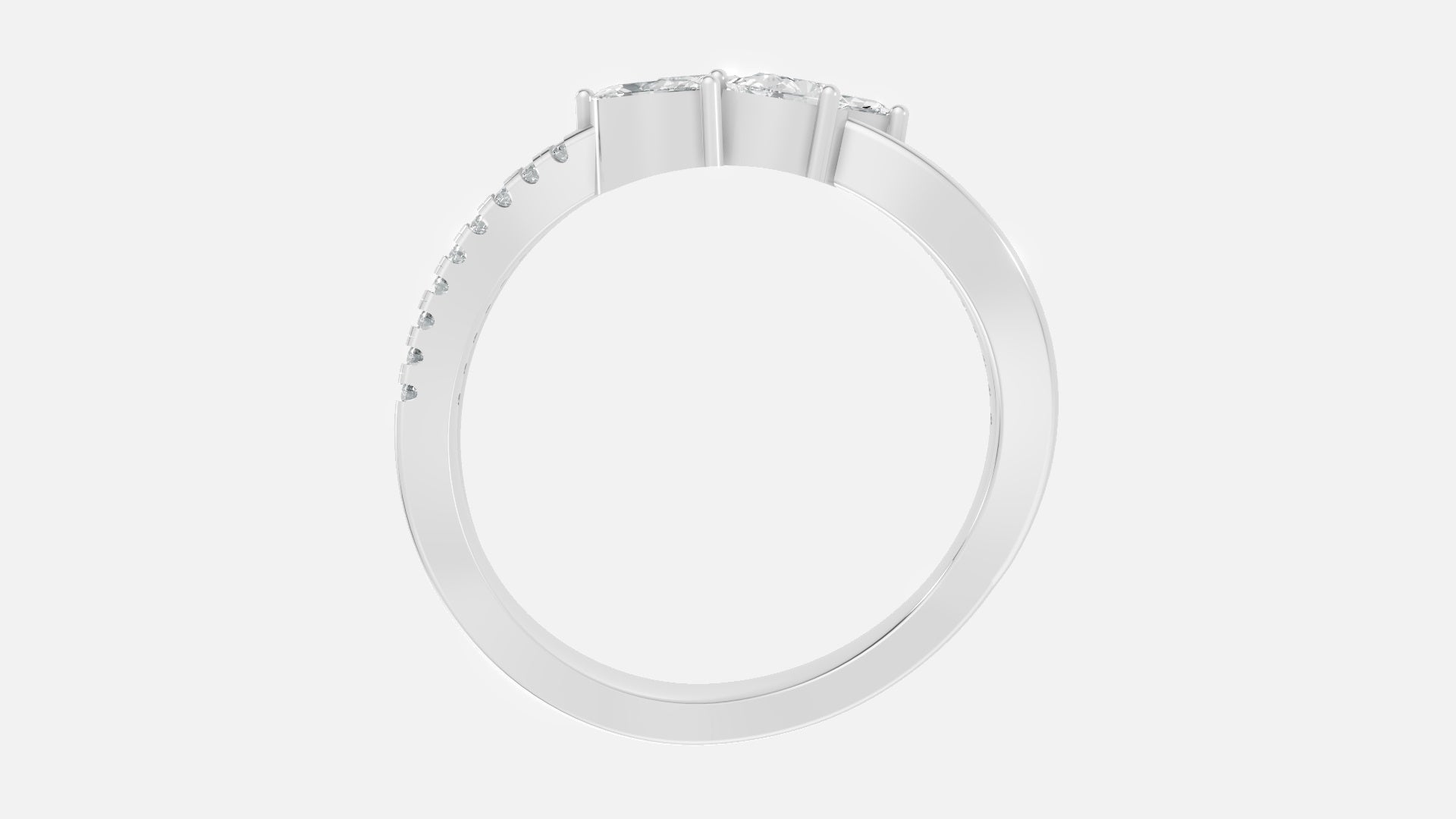 925 Silver CVD Diamond Ring VVS (0.668 Ct) Minimal Luxury