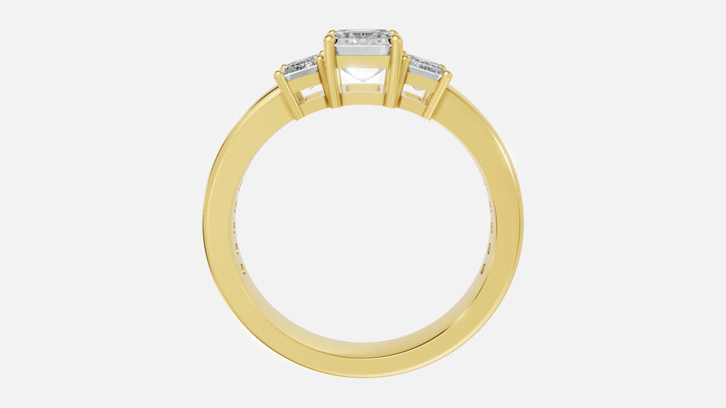 18K Gold CVD Diamond Engagement Ring VVS (4.26g)