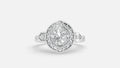 925 Silver CVD Diamond Engagement Ring 0.85ct VVS
