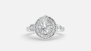 925 Silver CVD Diamond Engagement Ring 0.85ct VVS