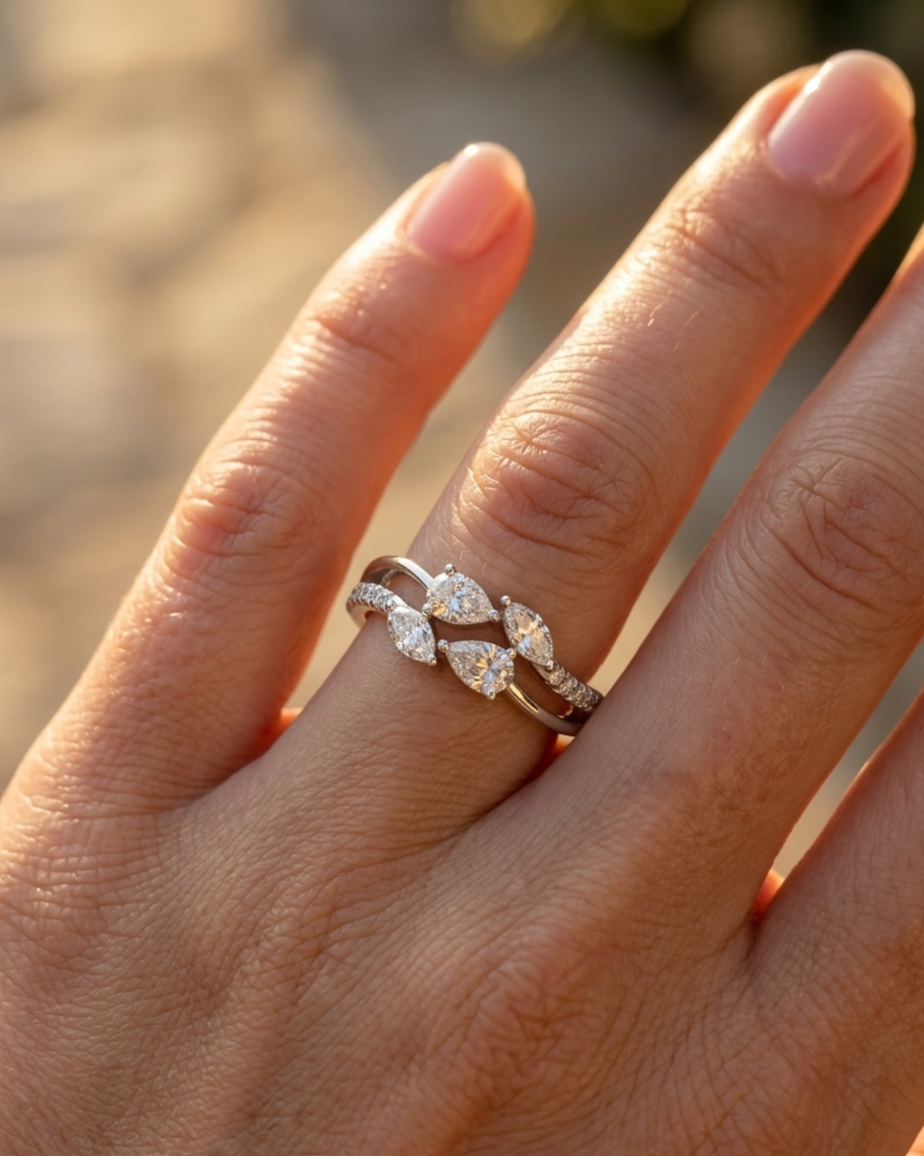 925 Silver CVD Diamond Ring VVS (0.668 Ct) Minimal Luxury