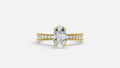 Oval Lab Grown Diamond Engagement Ring