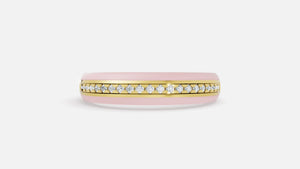 Yellow Gold Channel Set Diamond Wedding Ring